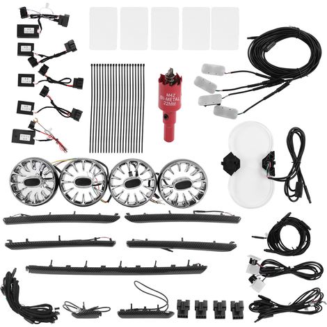 Meilleures améliorations intérieures Kits d'éclairage ambiant LED 21 couleurs remplacement du contrôleur MMI pour A3 8V 2013-2018