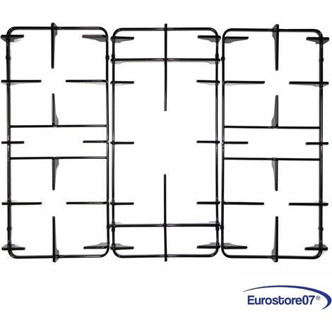LOFRA GRIGLIA PER CUCINA A GAS SMALTATA   495 X 215 mm.  kit 5 fuochi