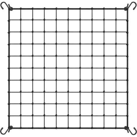 BUNTHAUS Lot de 5 filets de treillis élastiques avec 4 crochets pour plantes grimpantes, légumes, fruits et fleurs (1/5)