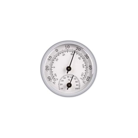 Termometro e igrometro Dripex alto 58 mm, mini termometro per interni a secco e umido, per mobiletto da vino e sigari, termometro e igrometro multifunzione - Crezuo (1/4)