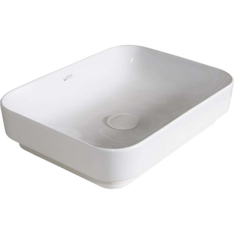 Sapho Isvea Sott - Lavabo Aqua da appoggio, 50x38 cm, bianco 10SQ51050