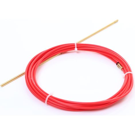 ELMAG PTFE-Seele 4 m rot, f. Alu-, Edelstahl u. Miglötdraht Ø 1,0 -1,2 mm, 1 Stk. Packung - SB (1/3)