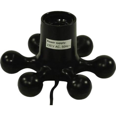 Eurolite Hexopus Negro Lámpara E27 85 mm 155 mm