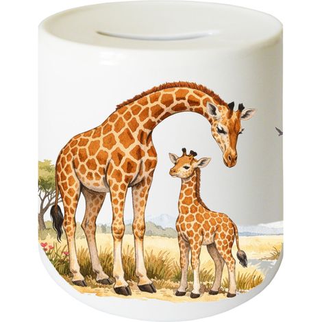 Tirelire Girafe en céramique 9,5 cm (1/2)