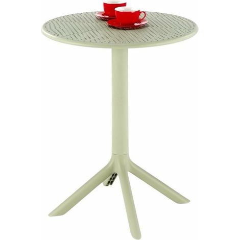 Mesa para exterior Houston 1635, Menta clara, 72x0x0cm, Plástico (1/2)
