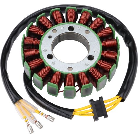 Stator ignition coils for the motorcycles ZR400, ZR550, ZX400, Z400FII and KZ550D, suitable as spare parts for various motorcycle and ATV models.
