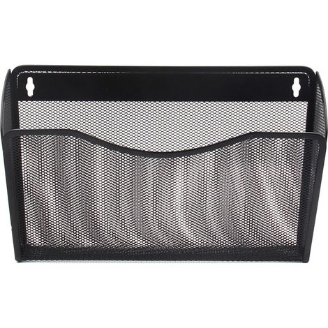 Support Mural Organisateur De Dossiers - Métal - 13,4 x 8,45 Pouces - Compatible A4 - Pour Bureau Maison École - 1 Pièce (1/5)