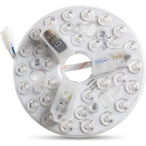 Panneau de Remplacement de Lumière de Ventilateur de Plafond 15W, 5,3 en Kit d'éclairage LED, 3cct 3000K 4200K 6500K, 100-5% Dimmable (1/5)