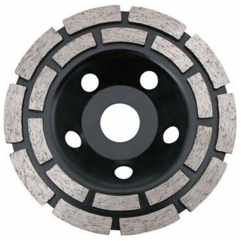 Disque Diamant, Diamant à Meuler 125 mm à Meuler le Béton, Meule Diamantée Universelle pour Poncer Béton, Pierre, Granit Chape, Maçonnerie, Usage Universel-- (1/5)