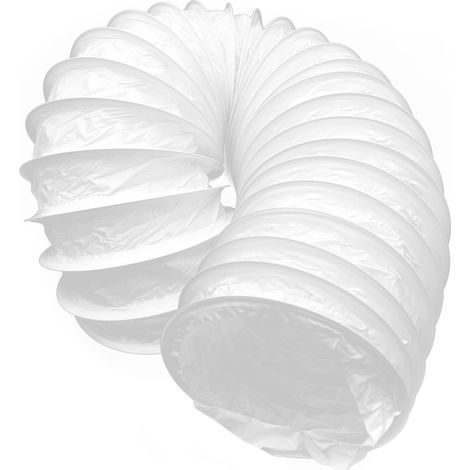x 125mm PVC flexible hose, 1m air duct, ventilation/air conditioning (1/5)
