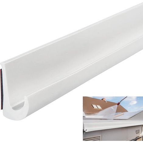Rain Gutters J-Shaped Rain Gutter PVC Sticker for Vehicle Truck Car Van Door (1/5)