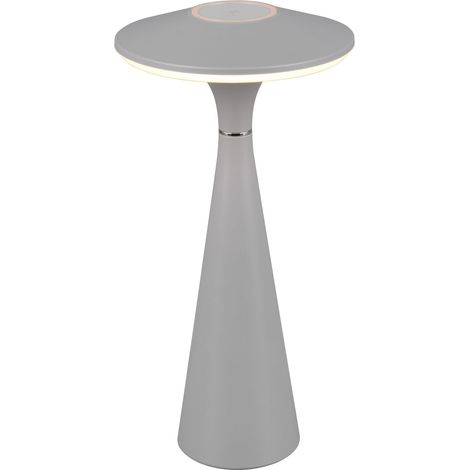 REALITY LED-Akku-Tischleuchte TORREZ, R57726177, grau, IP 44, 2 W, 180 lm (1/5)