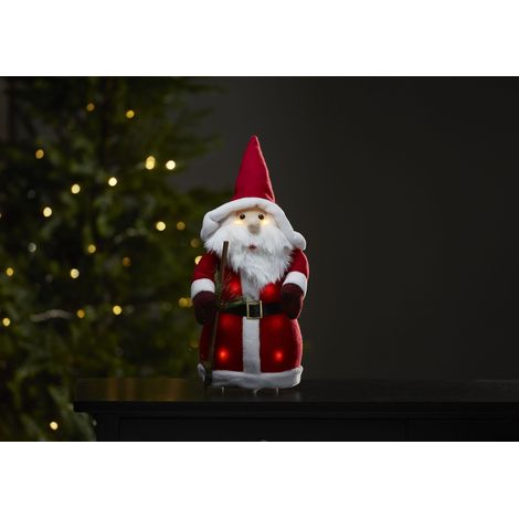 LED Weihnachtsleuchte ,Joylight', Weihnachtsmann, rot, Batteriebetrieb, 38cm (1/3)