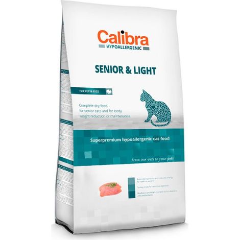 Gatto ipoallergenico senior leggero tacchino 2 kg