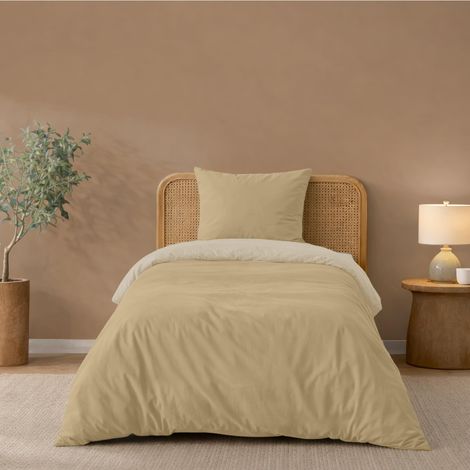 Housse de Couette 140x200 avec 1 Taie d'oreiller 65x65 cm (1/5)