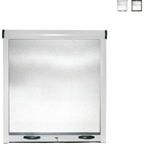 Mosquitera enrollable en kit universal reducible para ventanas verticales EASY-UP Blanco 60x150 (1/5)