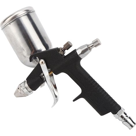 Pistolet à peinture pneumatique, godet supérieur de 0,5 mm, haute atomisation K&3, outil de pulvérisation pour applications automobiles, industrielles, maritimes et travail du bois (1/5)