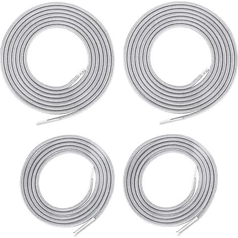 Kit de remplacement de cordes pour chaise longue (lot de 4) — Compatible avec la chaise longue Relax « zéro gravité » et tous les types de chaises longues élastiques (gris) (1/5)