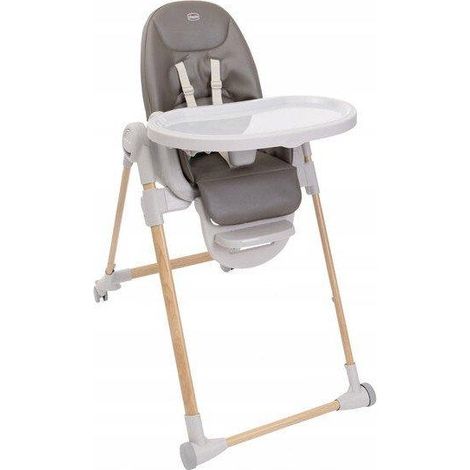 Trona Chicco Polly Armonia de estilo escandinavo con función de hamaca + barra de seguridad incluida (1/3)