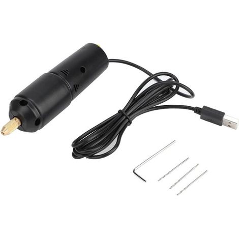 Perceuse électrique portable, kit de mini perceuse portable, perceuse micro USB compacte DC 5 V