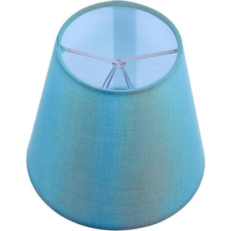 Abat-jour décoratif bleu, abat-jour en tissu, compatible avec les lampadaires. (1/5)