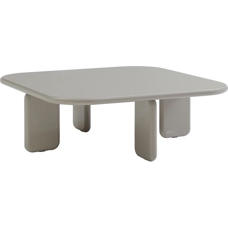 Table basse en MDF - Beige laqué - BRILONA (1/5)