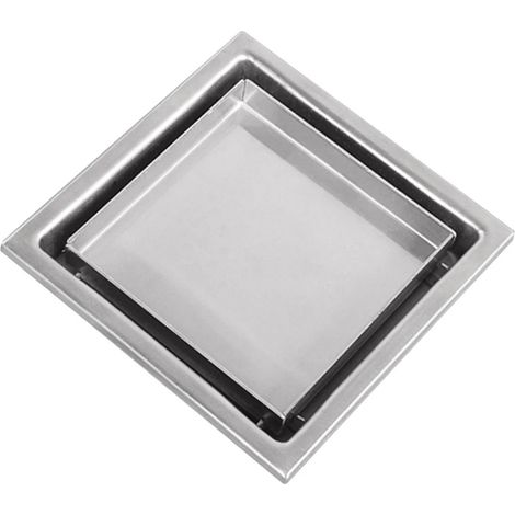 Un système de drains, l'acier inoxydable, 10 cm, anti-odeur, à la salle de bain, la cuisine, le garage, votre sous-sol (1/5)