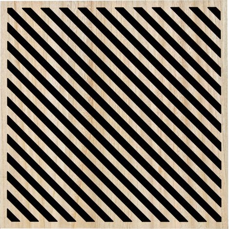 Pannello decorativo da parete eileen 58x58cm a righe - Atmosphera créateur d'intérieur