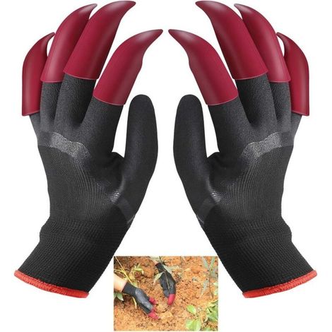 Gants Jardinage Impermeables Griffes Creuser Planter Agricoles (1/4)