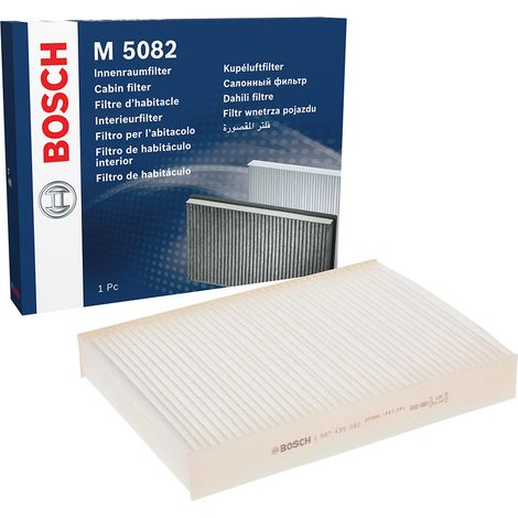 Bosch M5082 - Filtre d'habitacle standard - filtre à poussière et à pollen (1/5)