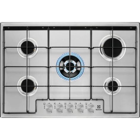 Electrolux 949630942 Egs7534X Serie300 Slim Line Encimera a gas empotrada 5 quemadores Acero inoxidable