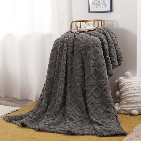 ¡Oferta por tiempo limitado Manta de franela Boovnll de 50x60 pulgadas, ultrasuave y cálida, de color liso, de microfibra, lavable a máquina, ideal para dormitorios, sofás, acampadas y mucho más.