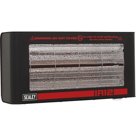 Sealey IR12 Wall Mounting Infrared Quartz Heater 1.2W/230V