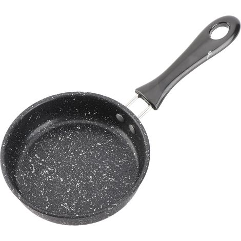 Poêle multifonctionnelle antiadhésive Maifan en pierre, idéale pour les omelettes, facile à nettoyer et parfaite pour les steaks. Poignée pour plaques à induction et cuisinières à gaz, 12 cm / 4,7 pou (1/5)