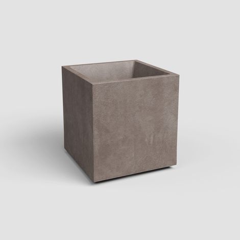 Artevasi Übertopf Sydney Kunststoff 30 x 30 cm taupe