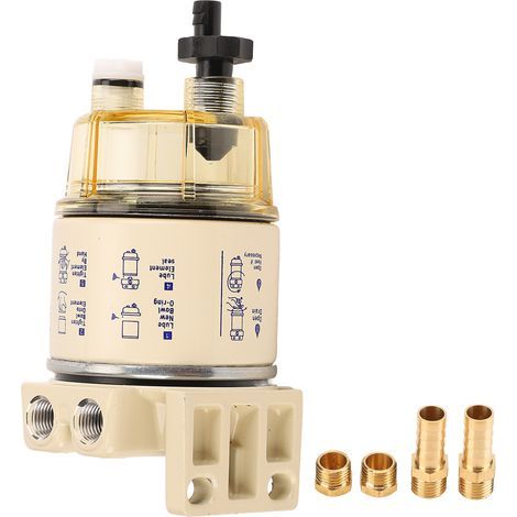 Séparateur Huile Eau Marine R12T Kit Complet Neutre pour Petit Moteur Navire - (1/5)