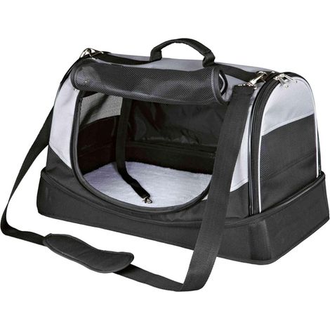 Trixie Holly bolsa de transporte negra y gris para perro (1/3)