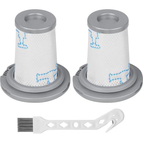 2 Filtres pour Aspirateur Rowenta X-Force Flex 8.60 - Lavable - Filtration 99,7% - Compatible RH9611 RH6837 - Diamètre 8,5cm (1/5)