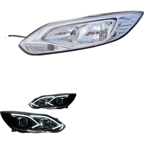 Ensemble de phares, construction en ABS durable, design multifonctionnel, kit de led (1/2)