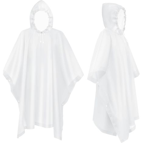 Regenponcho - EVA - Wasserdicht - Voor Camping Wandelen - Unisex - 2 Stuk (1/5)