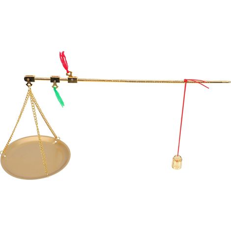 EXCEART Balance Cuivrée Traditionnelle avec Poids Échelle Décorative (1/5)