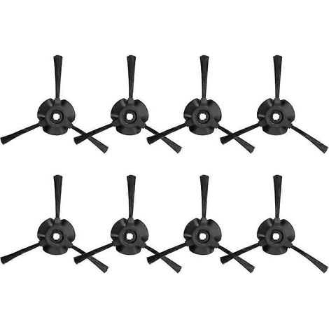 Lot de 8 brosses latérales de rechange pour aspirateur robot Shark Matrix RV2310, RV2310AE, AV2310, AV2310AE et RV2300 (1/5)