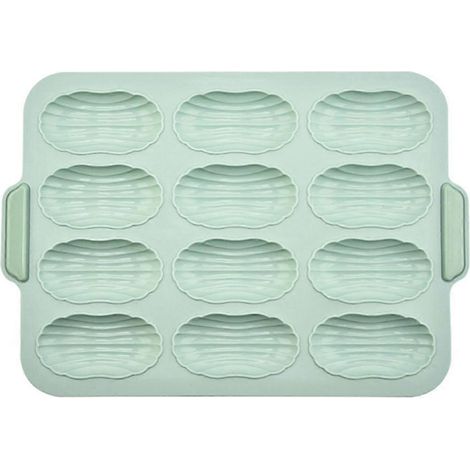 Moule à pâtisserie en silicone, moule à pain, plaque de cuisson antiadhésive, moule à gâteau, moule à pain, outil de cuisson, moule à tarte à 12 compartiments (1/5)