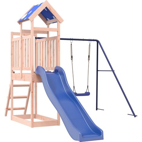 Spielturm Massivholz Douglasie vidaXL