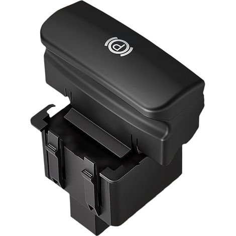KASturbo Interrupteur de Frein C4 Grand Picasso DS4, Bouton Frein à Main for P-eugeot 3008 5008 470706 470702 (Noir mat)