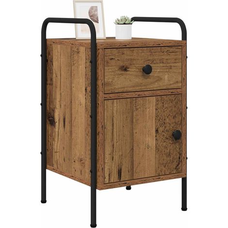 Maison Exclusive - Nachttisch Altholz 35 x 36,5 x 61 cm Holzwerks (1/5)