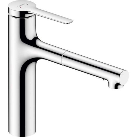 Hansgrohe Zesis M33 - Miscelatore da lavello con doccetta estraibile, cromo 74822000 (1/5)