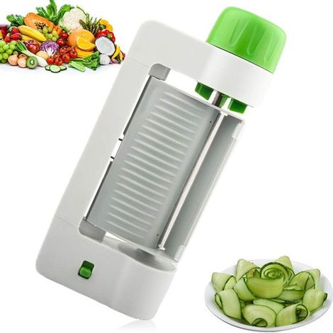 Affettatrice per verdure, tagliaverdure, l'innovativo strumento per tagliare frutta e verdura in strisce sottilissime. (1/5)