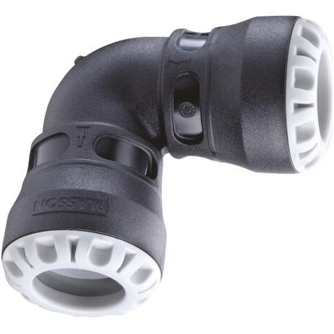 Coude Egal 90° enclipsable pour Tube PE Ø20