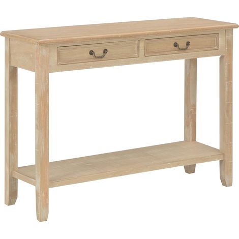 Table console-Table d'entrée 110x35x80 cm Bois (1/5)